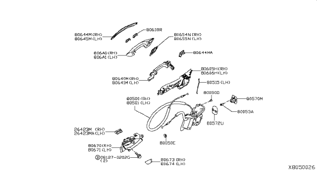 2019 Infiniti QX50  Clip Diagram for 808975NA0A