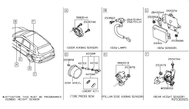 2016 Infiniti QX60 Bolt Diagram for 01125N025U