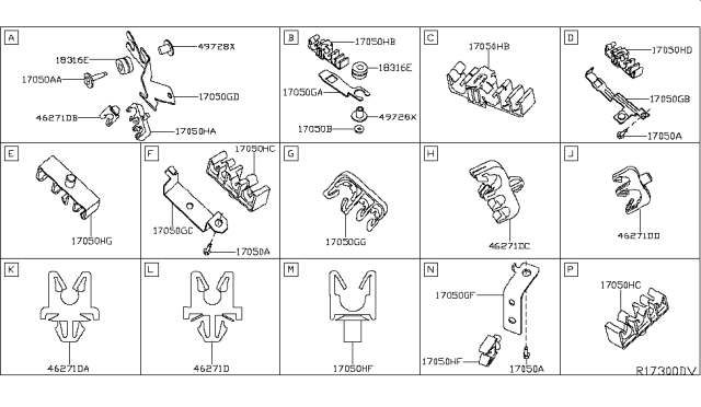 2016 Infiniti QX60  Clip Diagram for 175713JA0C