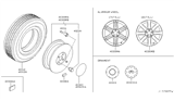 Diagram for 2003 Infiniti Q45 Wheels, Covers & Trim