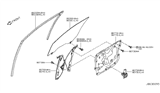 Diagram for 2010 Infiniti FX35 Front Door - Glass & Hardware