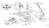Diagram for 2010 Infiniti FX50 Fuel System Components