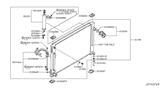 Diagram for 2010 Infiniti G37 Radiator & Components