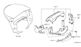 Diagram for 2008 Infiniti G35 Shroud, Switches & Levers