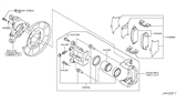 Diagram for 2007 Infiniti G35 Rear Brakes