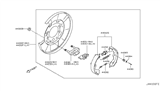 Diagram for 2007 Infiniti G35 Rear Brakes