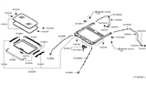 Diagram for 2007 Infiniti G35 Sunroof