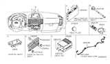 Diagram for 2004 Infiniti QX56 Antenna & Radio