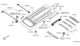 Diagram for 2006 Infiniti QX56 Roof & Components