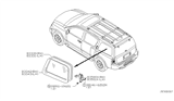 Diagram for 2005 Infiniti QX56 Quarter Panel - Glass & Hardware