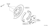 Diagram for 2007 Infiniti QX56 Rear Brakes