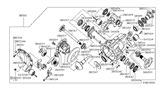 Diagram for 2005 Infiniti QX56 Carrier & Front Axles
