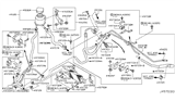 Diagram for 2008 Infiniti EX35 P/S Pump & Hoses, Steering Gear & Linkage