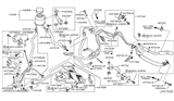 Diagram for 2008 Infiniti EX35 P/S Pump & Hoses, Steering Gear & Linkage