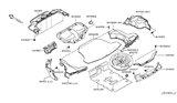 Diagram for 2008 Infiniti G37 Interior Trim - Rear Body