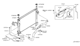 Diagram for 2010 Infiniti G37 Radiator & Components