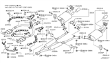 Diagram for 2010 Infiniti M45 Exhaust Components