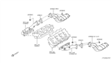 Diagram for 2006 Infiniti FX45 Exhaust Components