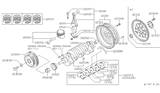 Diagram for 2001 Infiniti G20 Engine Parts