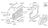 Diagram for 2004 Infiniti G35 Front Door