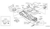 Diagram for 2006 Infiniti G35 Console