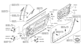 Diagram for 2004 Infiniti G35 Front Door
