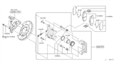 Diagram for 2007 Infiniti G35 Rear Brakes