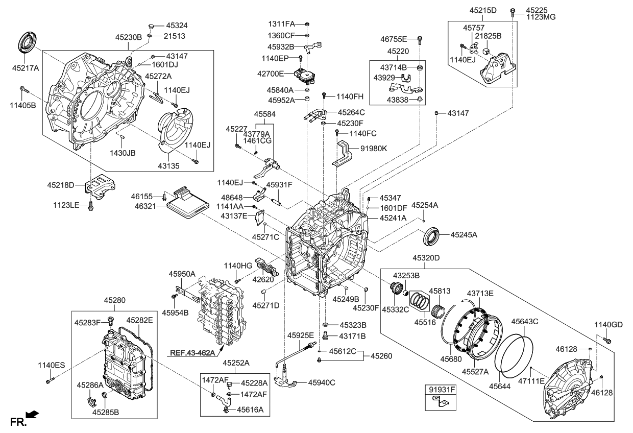 Kia 452644G120 Tube Assembly-Feed