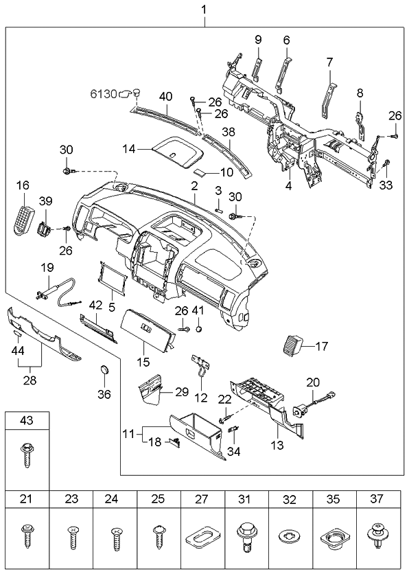 Kia K907860816 Screw