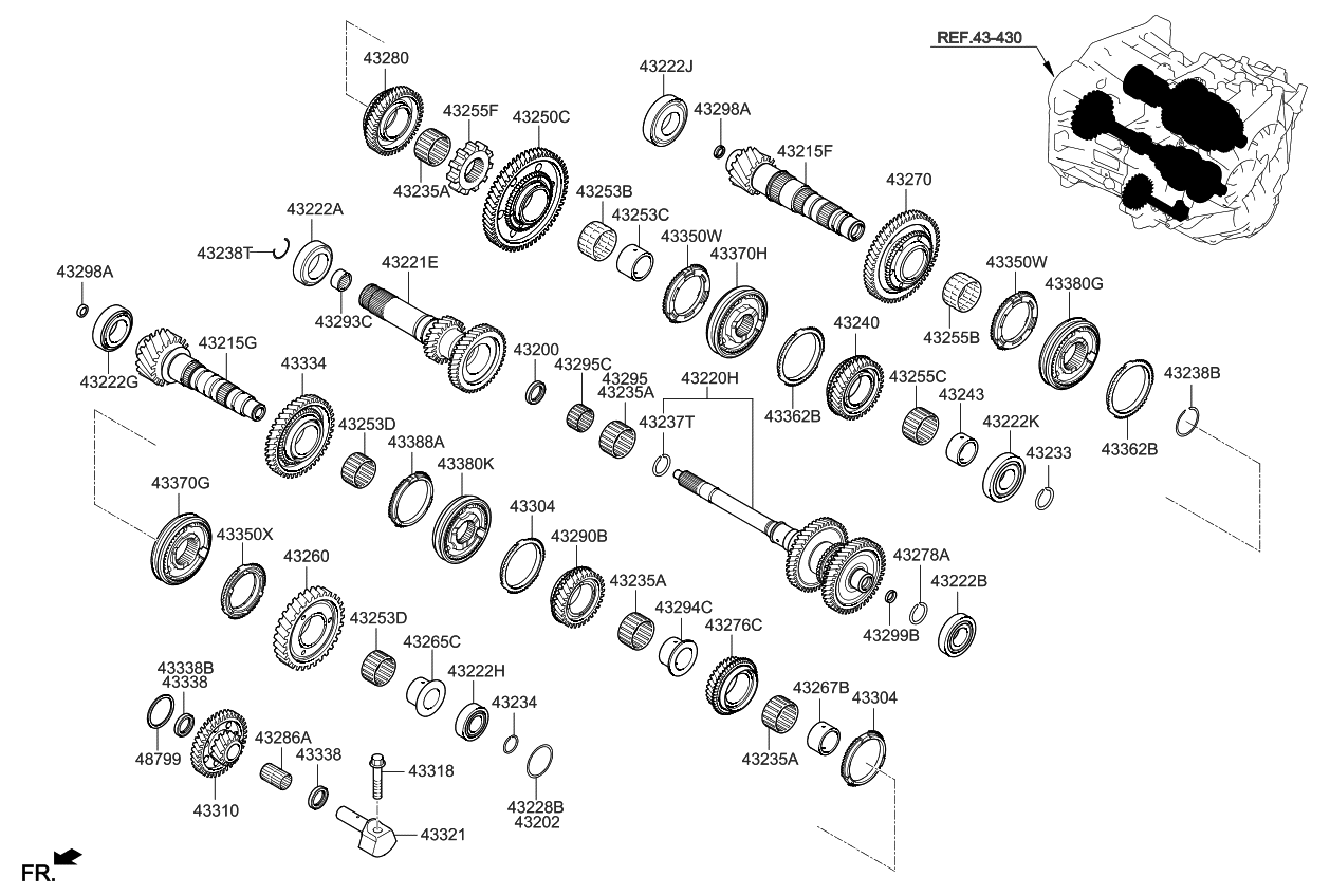 Kia 432002D000 Seal-Oil