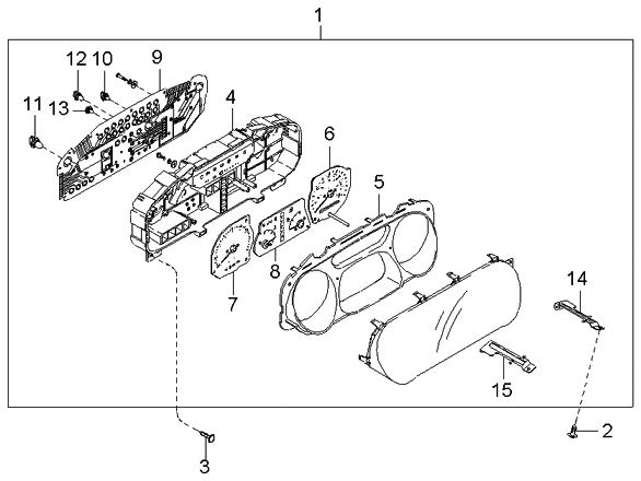Kia 0K07055446 Window Plate
