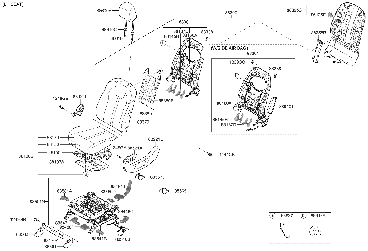 Kia 88770L1000GYT Guide Assembly-HEADREST