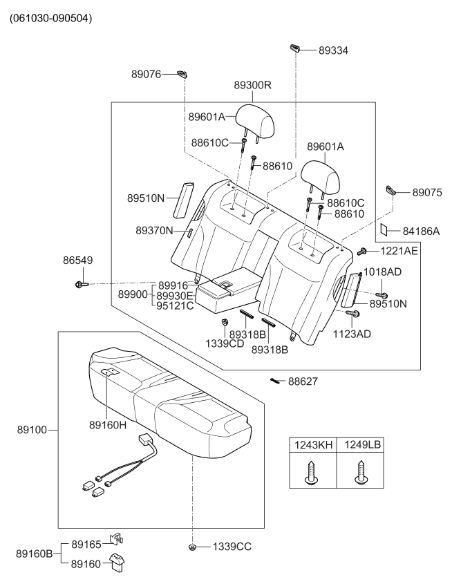 Kia 951213F800 Cover-Accessory Sock
