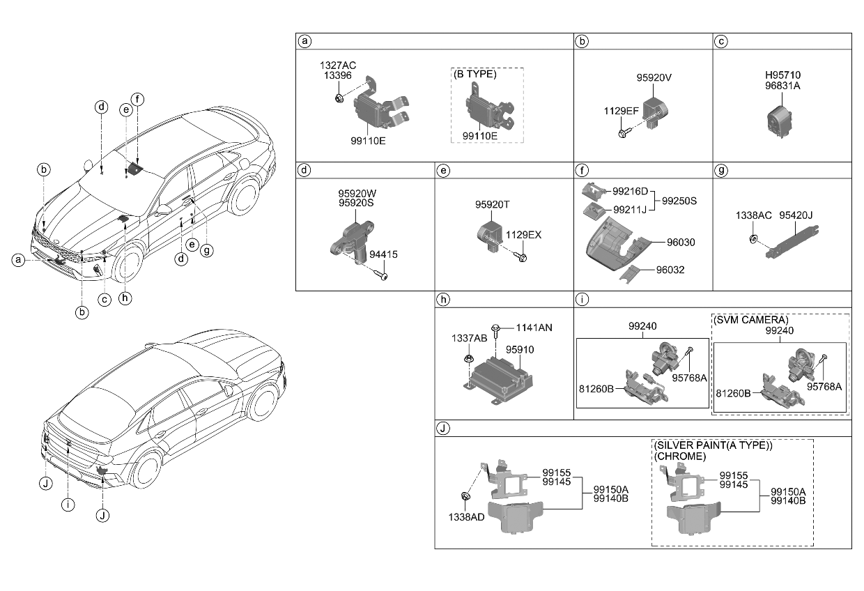 Kia 1336606001 Nut-FLANGE, Paint Clear