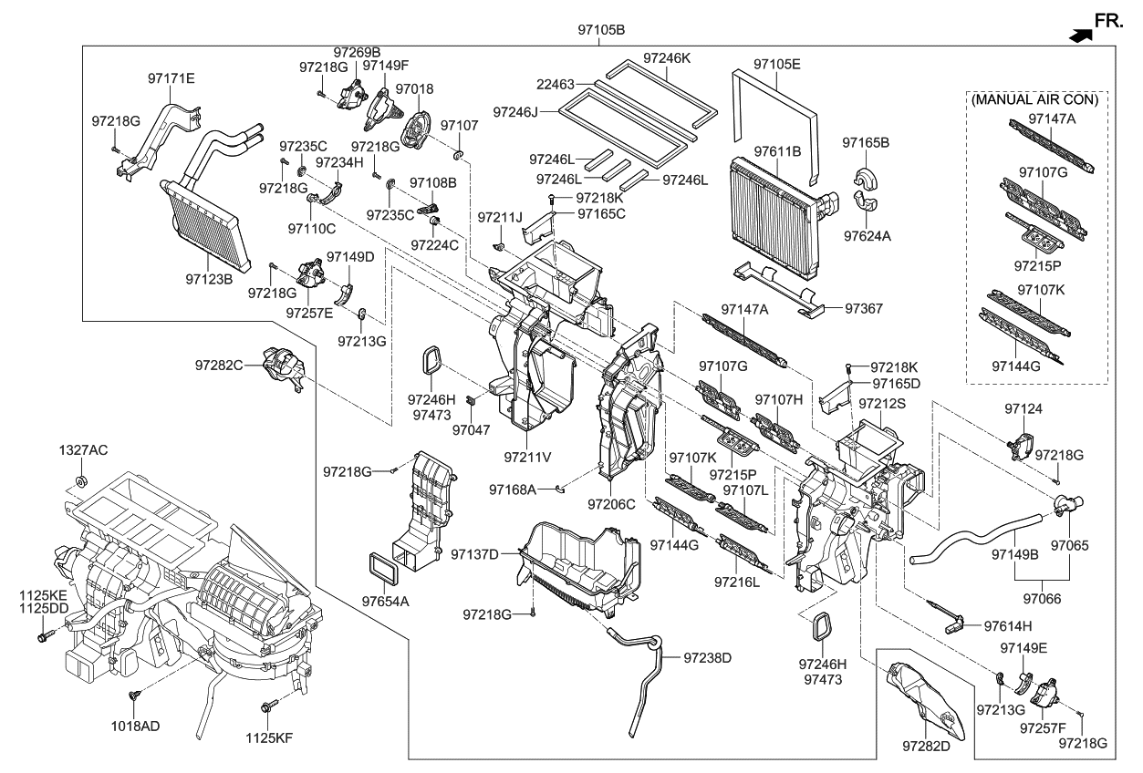 Kia 97183D5010 Arm-Ventilator Door