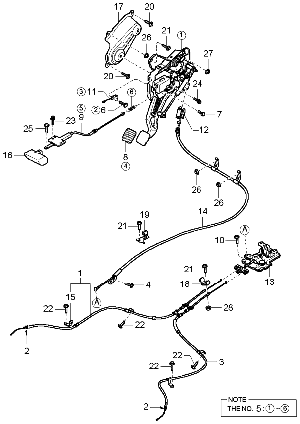Kia 1129308451 Bolt Washer Assembly