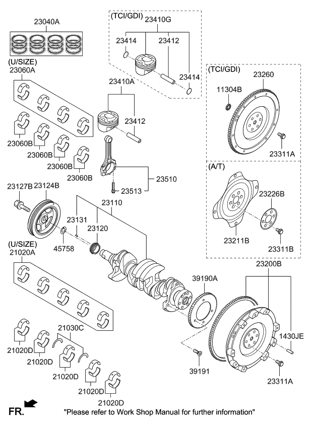 Kia 233112M050 Bolt-Drive Plate