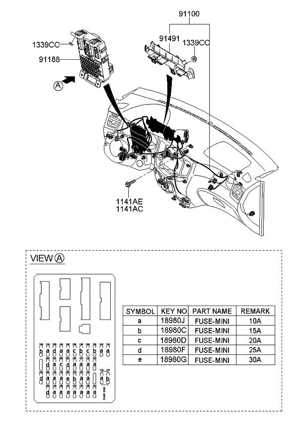 Kia 910151G010 Wiring Assembly-Main