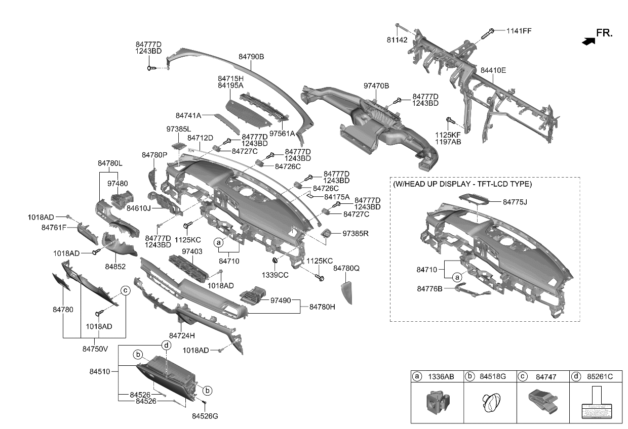 Kia 84776S9500 BRACKET ASSY-HEAD UP