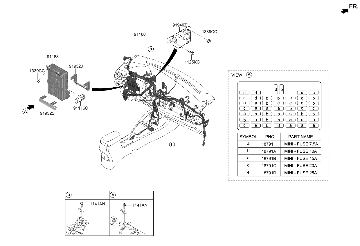 Kia 91010H9030 WIRING ASSY-MAIN