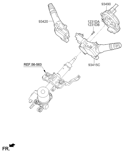 2017 Kia Rio  Screw-Machine Diagram for 1231005081