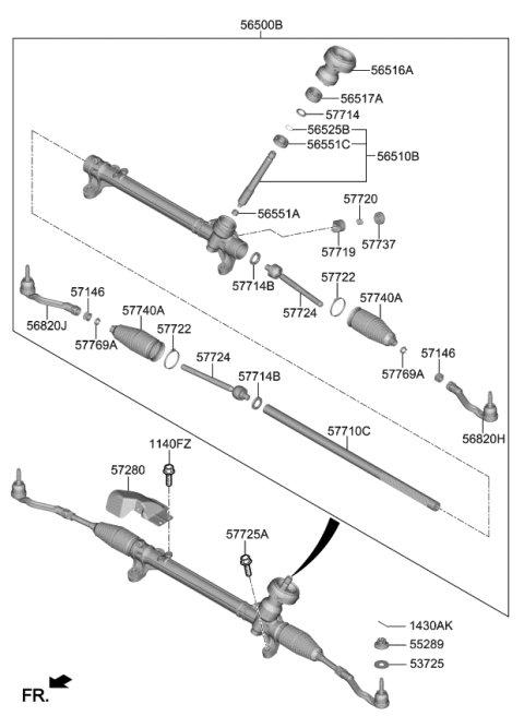 2019 Kia Optima Hybrid  Clip Diagram for 57773D4000
