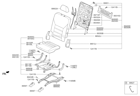 2020 Kia Sorento  Bolt Diagram for 1140610253