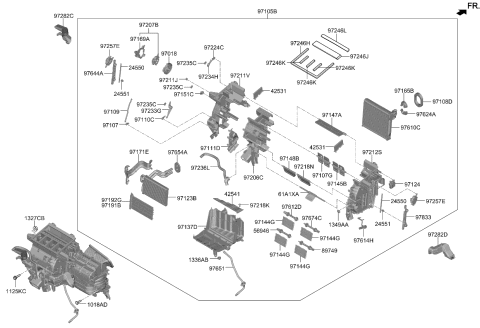 2024 Kia Sportage  ASPIRATOR & HOSE ASSY Diagram for 97230CW000