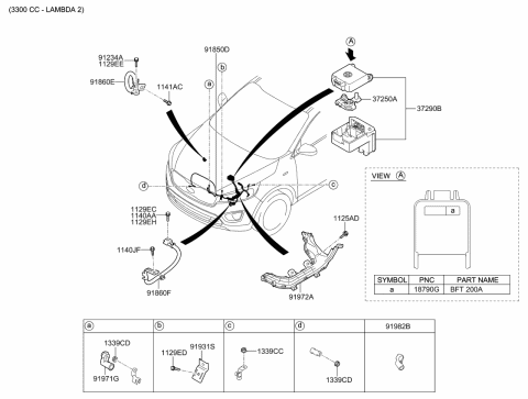 2016 Kia Sorento  Multi Fuse Diagram for 1898008300