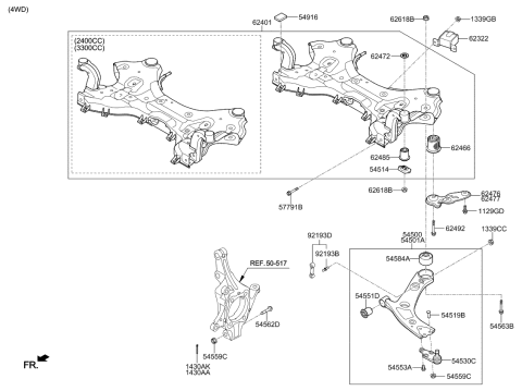 2015 Kia Sorento  Bolt Diagram for 626172T100
