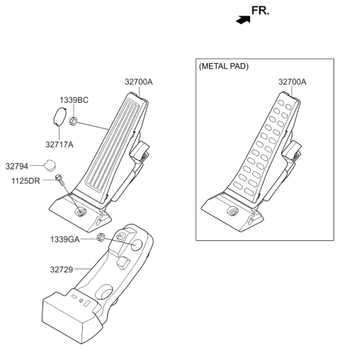 2016 Kia Sorento  Bolt Diagram for 1125106303