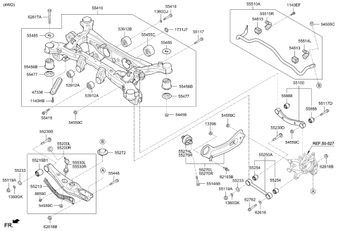 2018 Kia Sorento  Ball-Joint Diagram for 921942P000