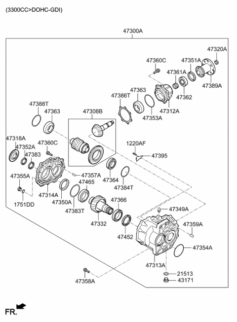 2017 Kia Sorento  Plate-BAFFLE Diagram for 473953B530