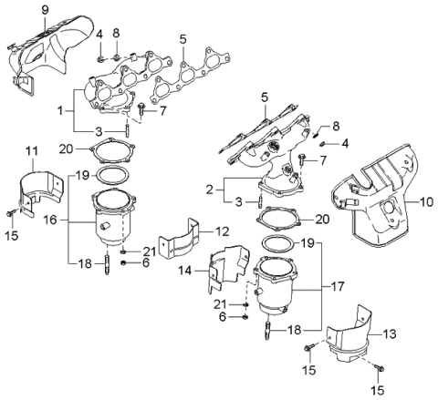 2004 Kia Sedona  Bolt Diagram for 2852422040